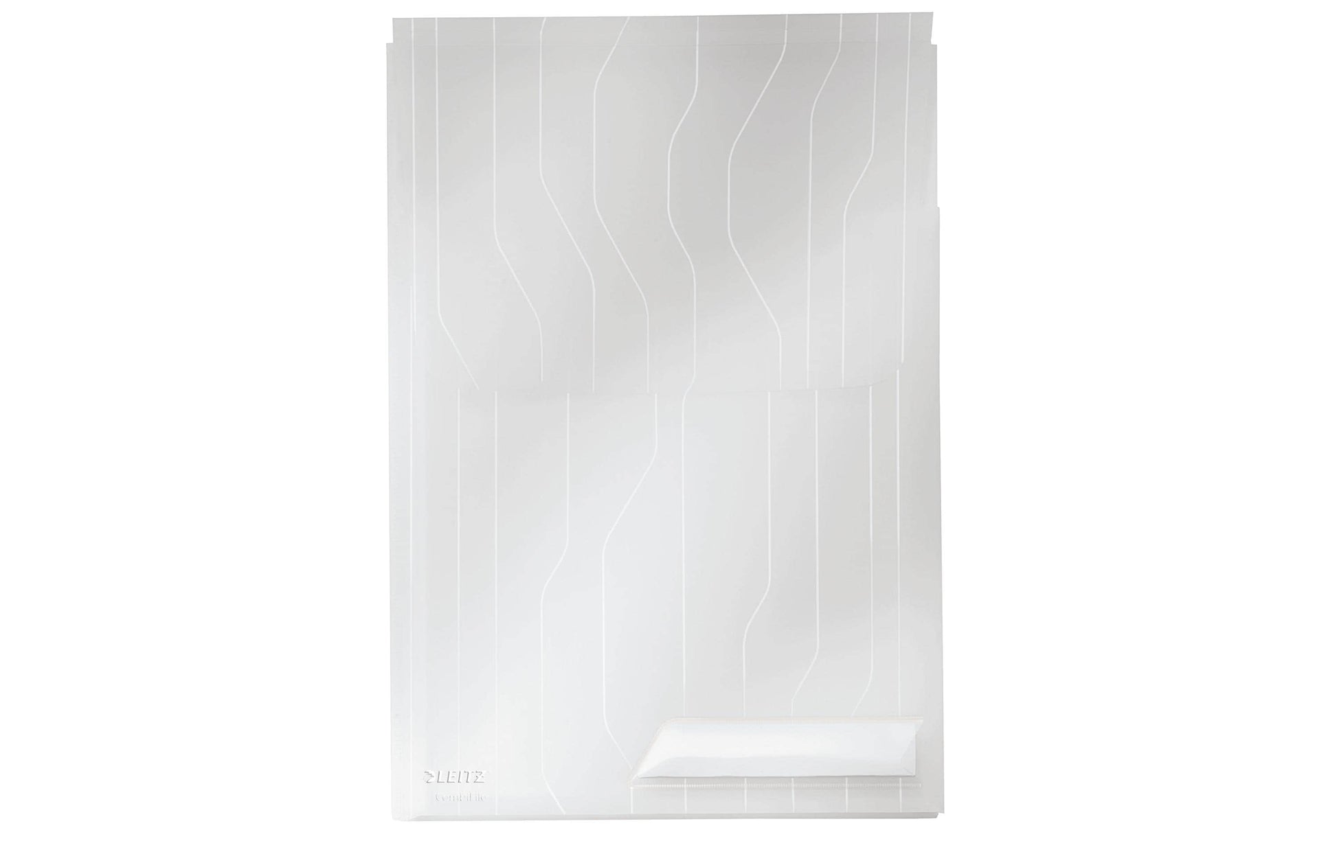 Leitz Sichtmappe A4 – transparent, Kunststoff, 200 µm, 3er-Pack