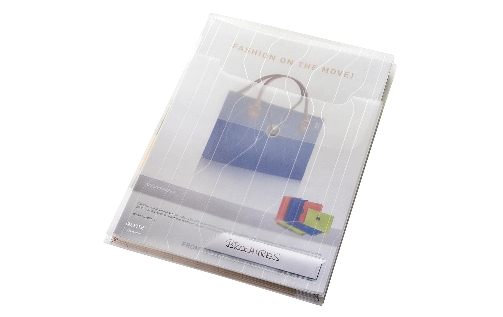 Leitz Sichtmappe A4 – transparent, Kunststoff, 200 µm, 3er-Pack