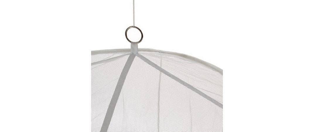 Care Plus Pyramiden-Moskitonetz Bell DURALLIN – leicht – für 2 Personen – 225 × 270 cm – weiss