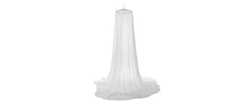 Care Plus Pyramiden-Moskitonetz Bell DURALLIN – leicht – für 2 Personen – 225 × 270 cm – weiss