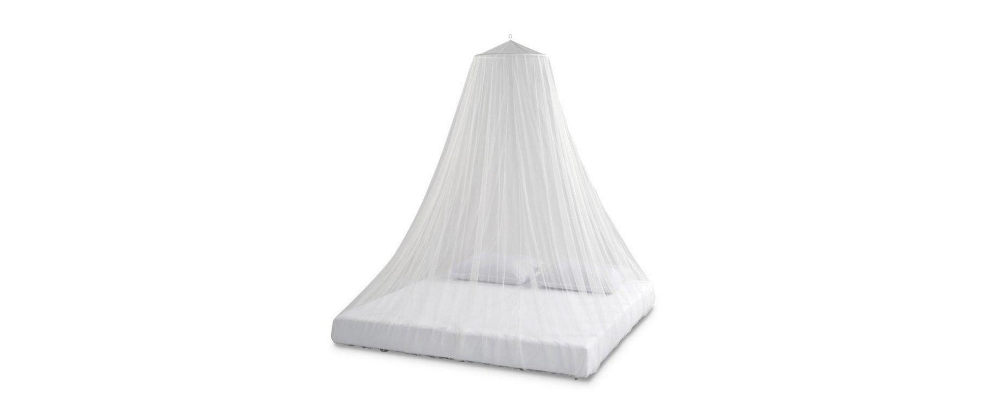 Care Plus Pyramidenförmiges Moskitonetz – 2 Personen, Höhe 250 cm, Weiss, 1 Stk.