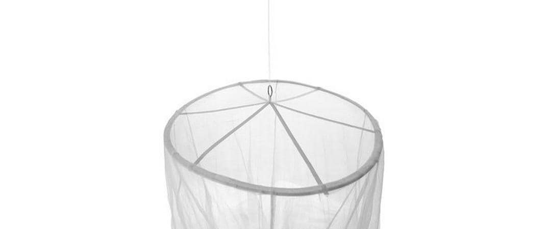 Care Plus Pyramidenförmiges Moskitonetz – 2 Personen, Höhe 250 cm, Weiss, 1 Stk.