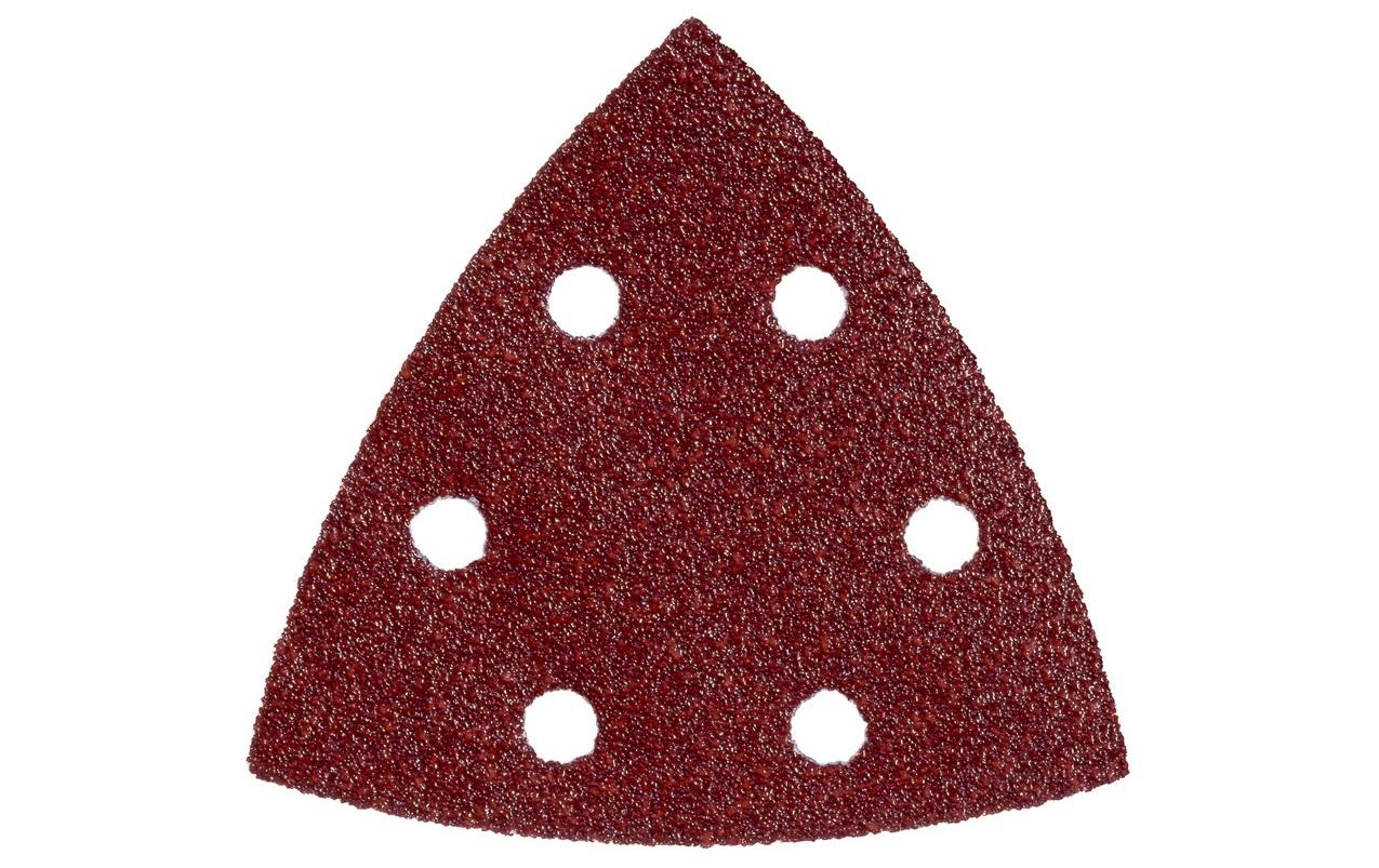 Metabo Schleifpapier 93 × 93 mm P240 – für Holz – 5 Stk – mit Mittelloch