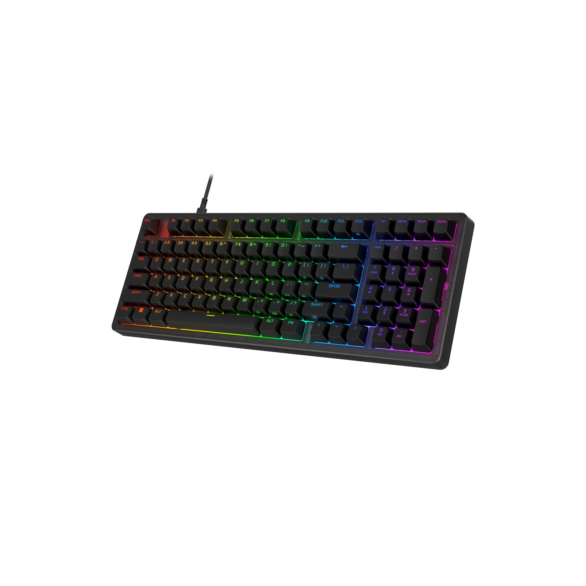 HyperX Origins 2 1800 – Gaming-Tastatur TKL – mechanisch, RGB – kabelgebunden (USB-C) – für PC, PS5, Xbox-Serie