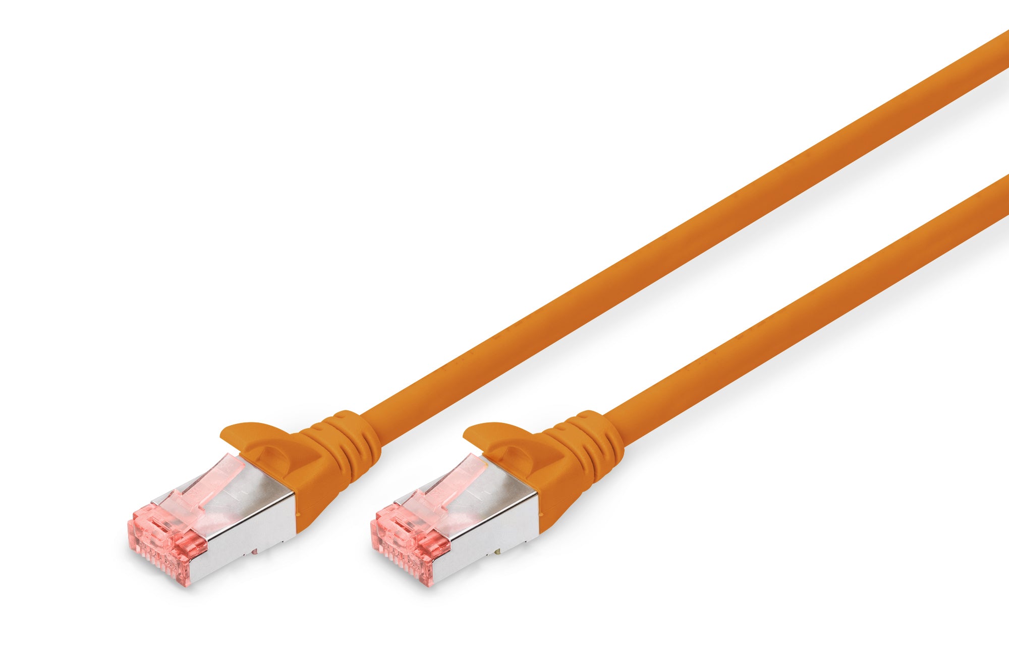 Digitus CAT 6 Patchkabel – 1 m, Orange, geschirmt