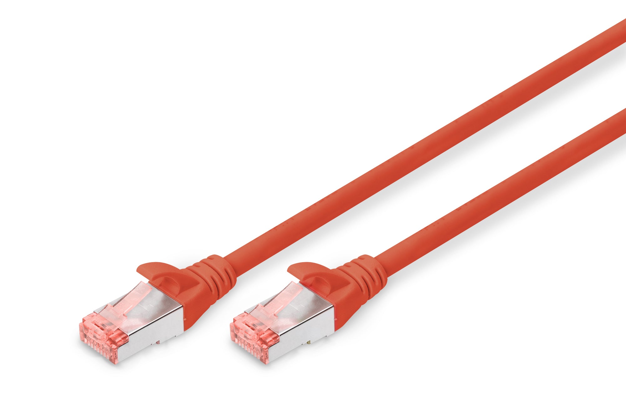 Digitus CAT 6 Patchkabel – 0,5 m, rot, geschirmt