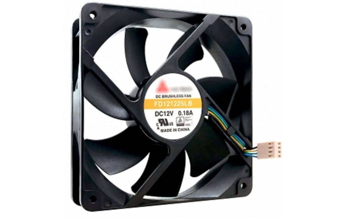 QNAP FAN-12CM-T01 – Lüfter – 120×120×25 mm, 12 V, 4-polig, Schwarz