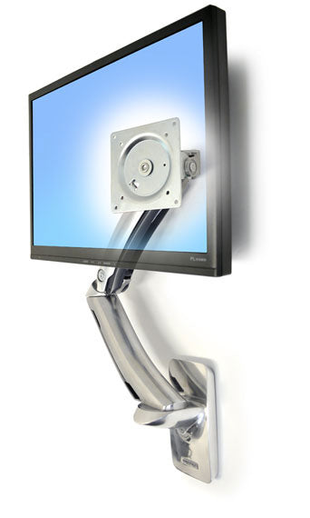 Ergotron MX – Monitorarm, Wandmontage, bis 42", 13,6 kg, schwarz