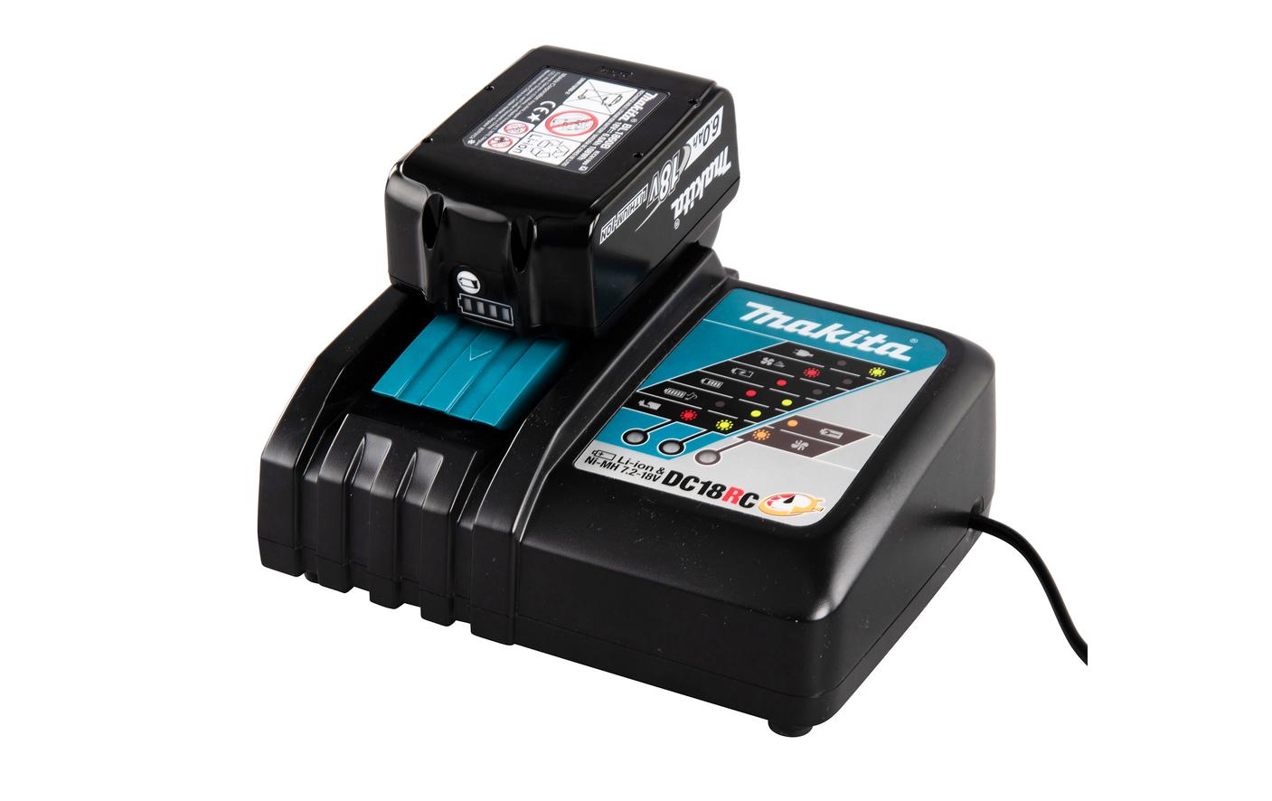 Makita LXT Akku- & Ladegerät-Set 18 V 5 Ah (90 Wh) – 2 Stk – für Makita LXT 18 V