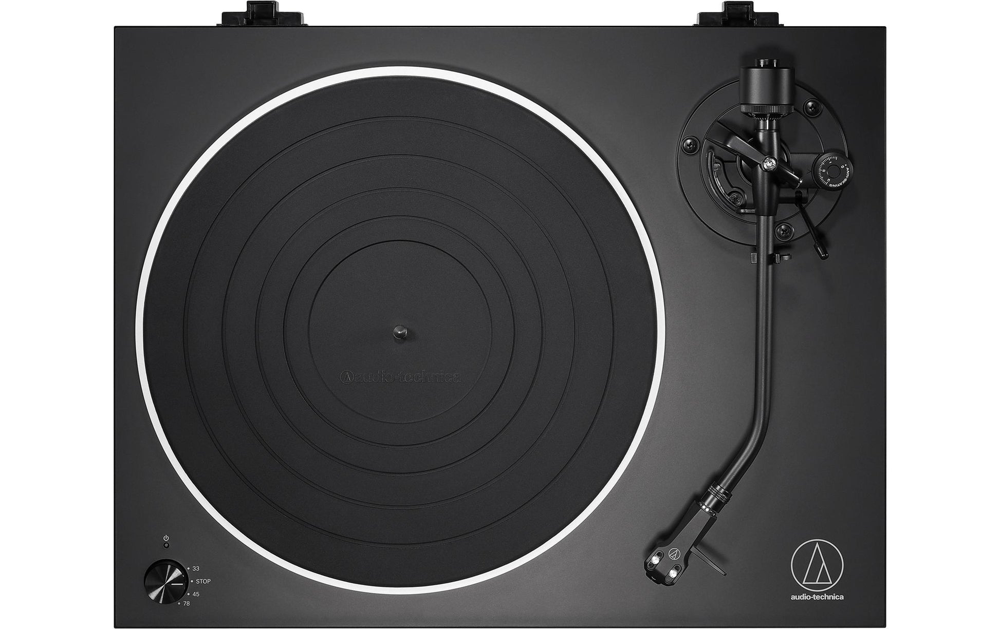Audio-Technica AT-LP5X – Plattenspieler – Stationär – Direktantrieb, J-Tonarm, Phono-Vorverstärker – Schwarz