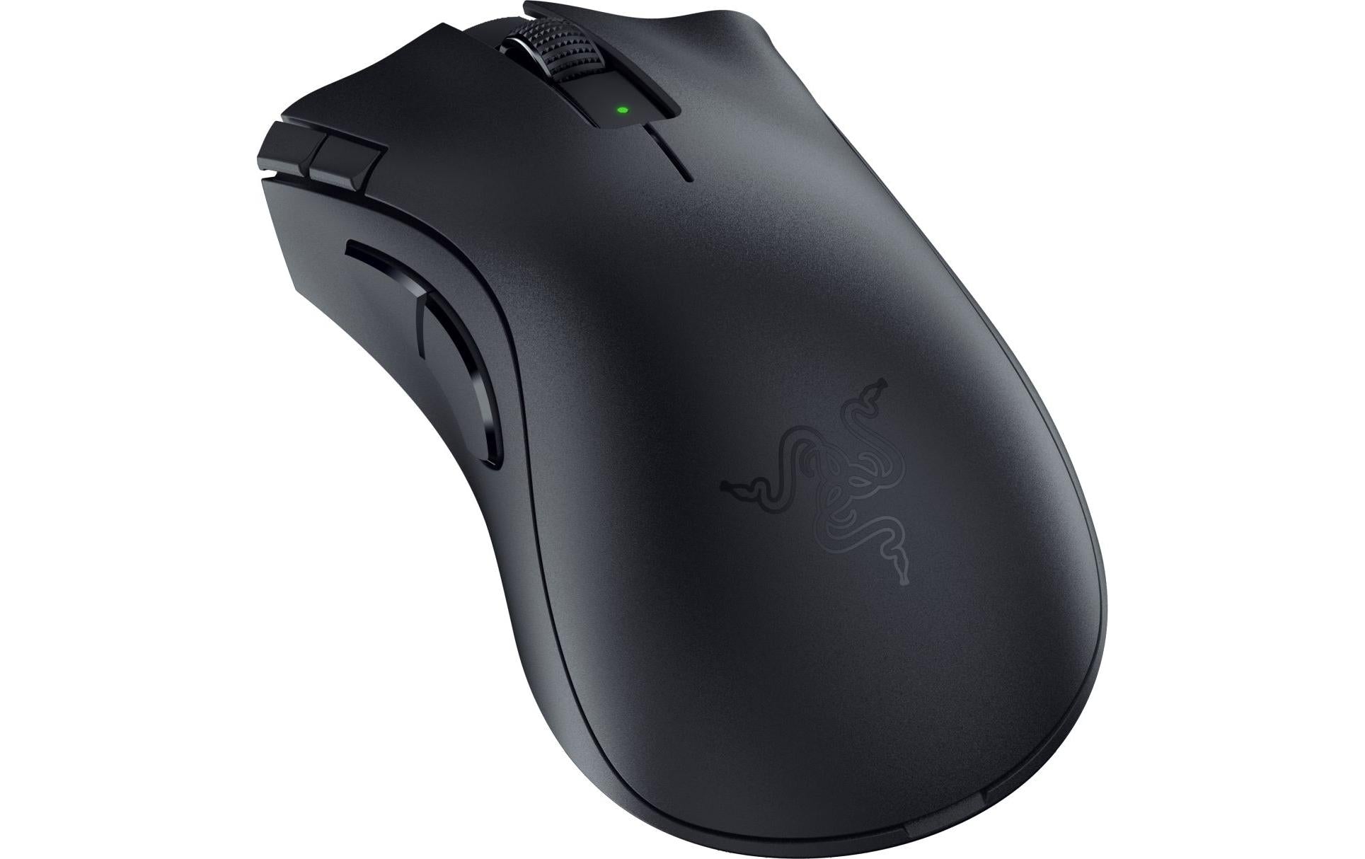 Razer DeathAdder V2 X HyperSpeed – Gaming-Maus – Kabellos (Bluetooth/2,4 GHz), 14000 DPI, Rechts, Schwarz