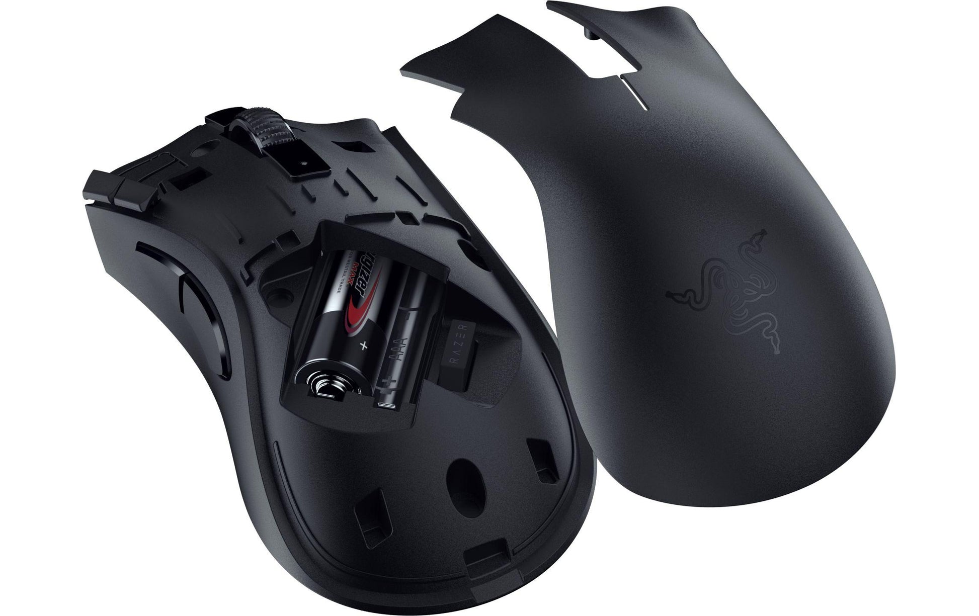 Razer DeathAdder V2 X HyperSpeed – Gaming-Maus – Kabellos (Bluetooth/2,4 GHz), 14000 DPI, Rechts, Schwarz