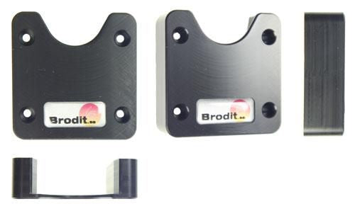 Brodit Auto-Halterung (passiv) – Klemmhalterung, vorgebohrt, universell
