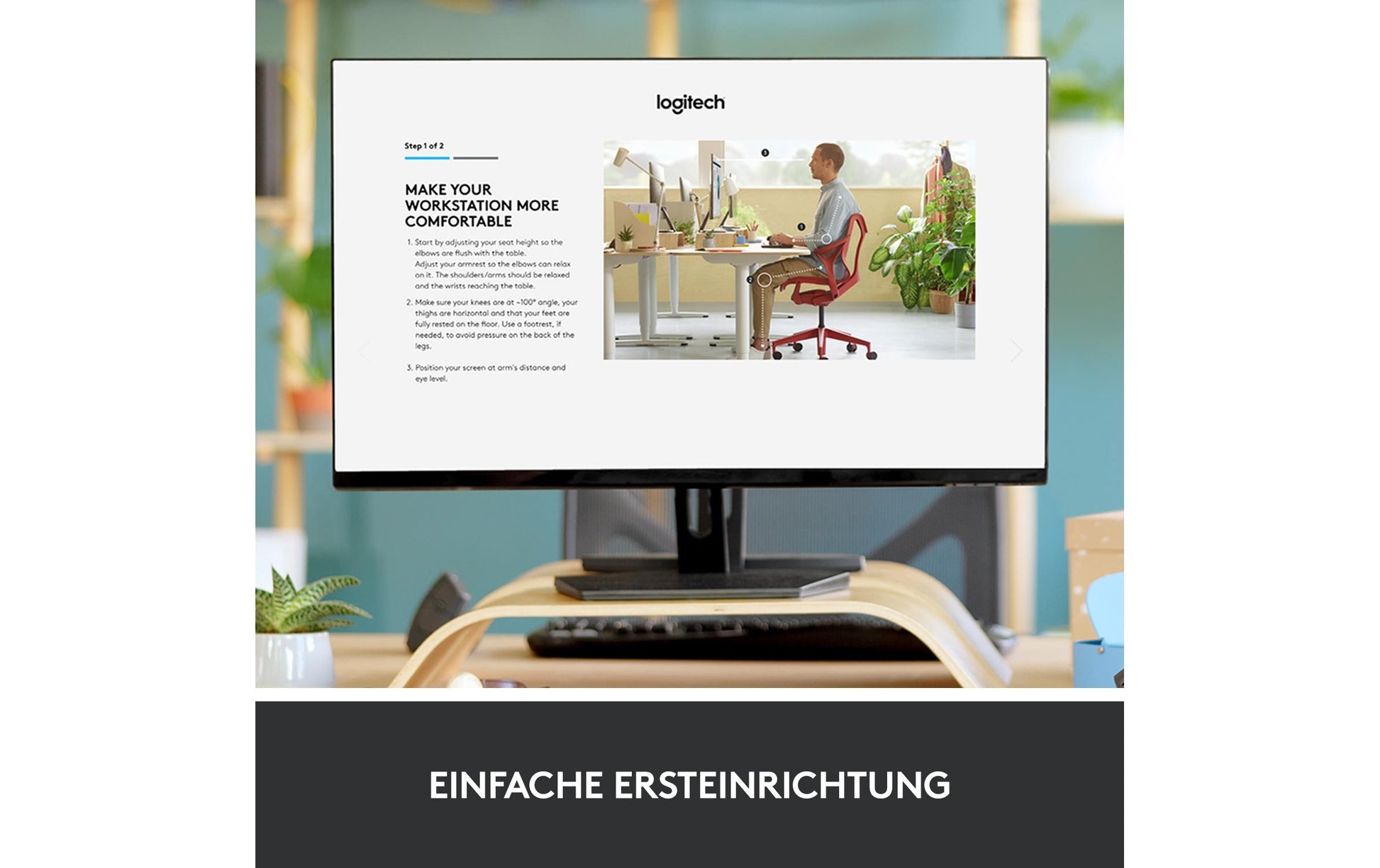 Logitech Ergo K860 – Tastatur, kabellos (Bluetooth/2,4 GHz) – für Windows, macOS