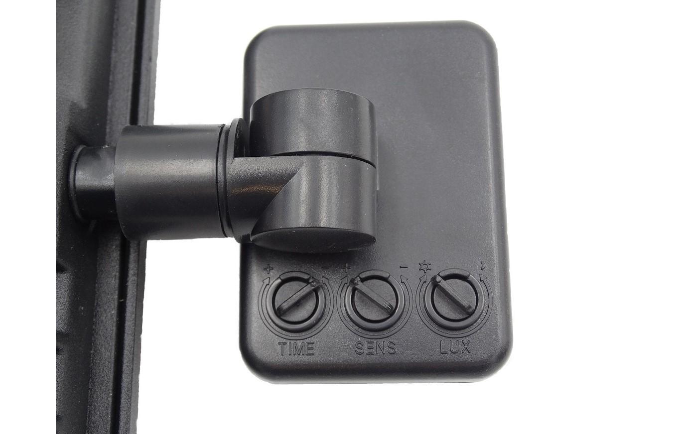 NORDRIDE Aussenwandleuchte – 30 W, Neutralweiss, 5000 K, IP54, Netzbetrieb, mit Bewegungsmelder, Schwarz