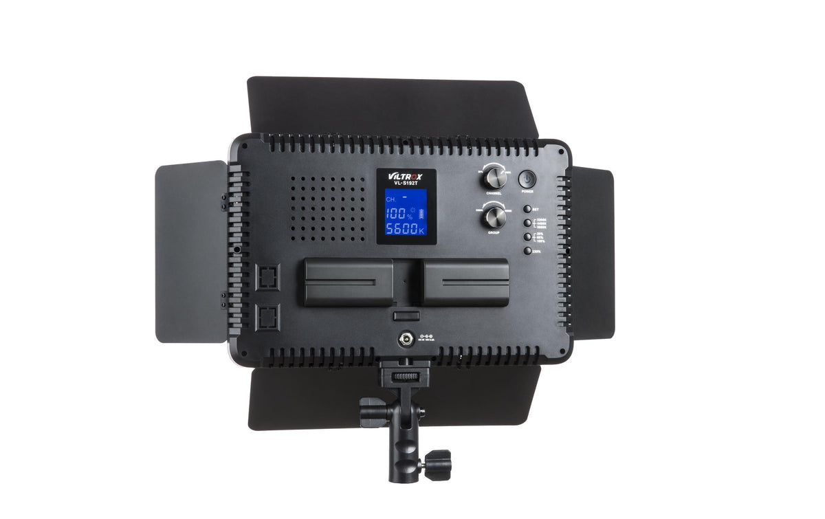 Viltrox VL-S192T LED-Licht – 3300–5600 K, 19 Kanäle, Display – Schwarz