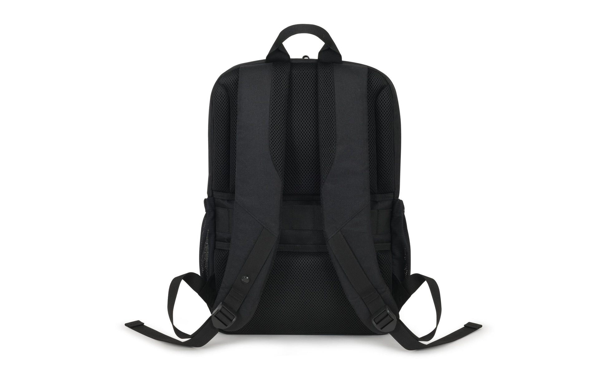 DICOTA Notebook-Rucksack für Notebooks bis 15,6" – Abschliessbar, aus recycelten Materialien – Schwarz