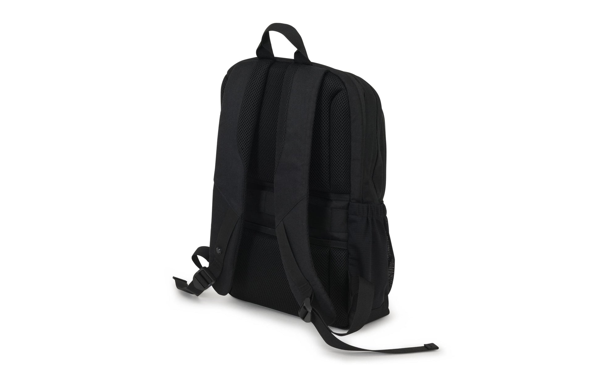DICOTA Notebook-Rucksack für Notebooks bis 15,6" – Abschliessbar, aus recycelten Materialien – Schwarz