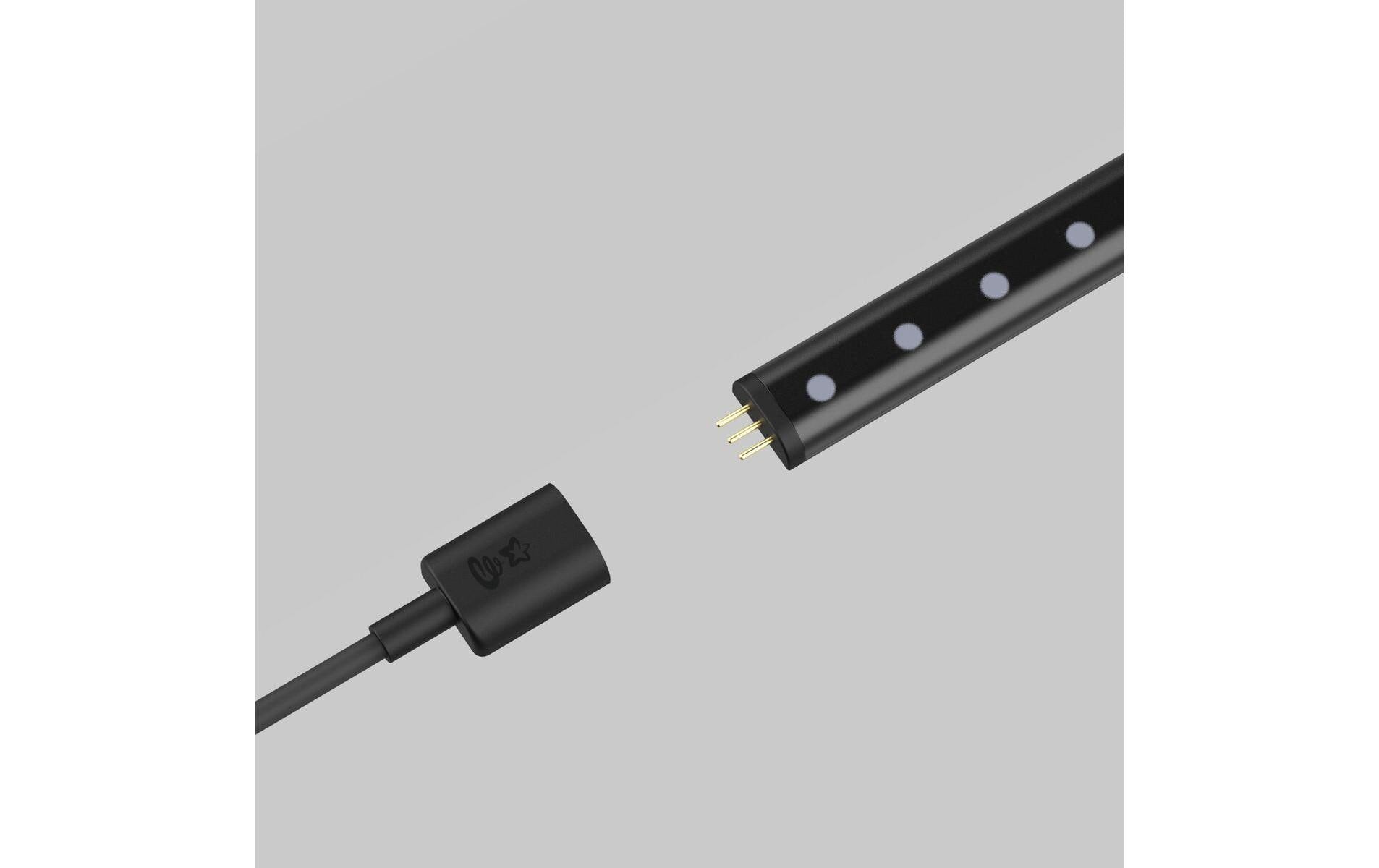 Twinkly LED-Strip – Starterset, 1,5 m, 540 lm, 24 W, RGB, BT, für HomeKit, schwarz