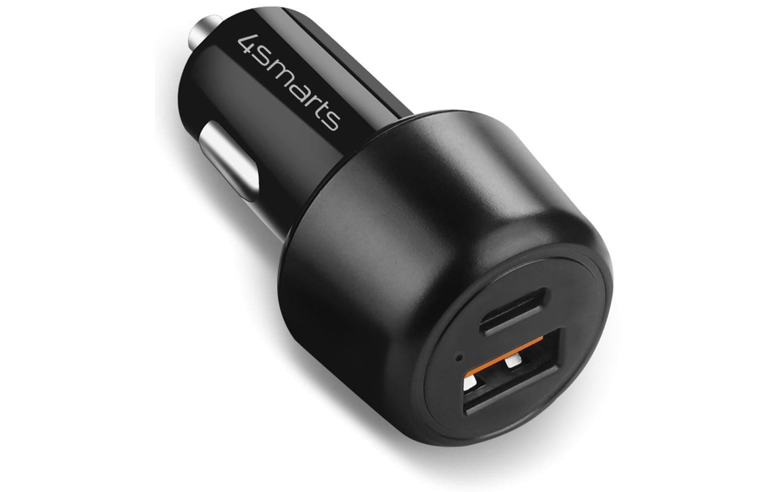 4SMARTS VoltRoad Auto-Ladegerät 83 W – USB-C×1, USB-A×1 – PD, QC 3.0 – für Laptop, Smartphone, Tablets