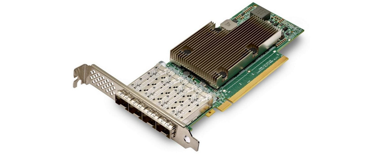 Broadcom BCM957504-P425G – PCIe Netzwerkkarte – 4×SFP28 25 Gbit/s, PCIe 4,0 x16