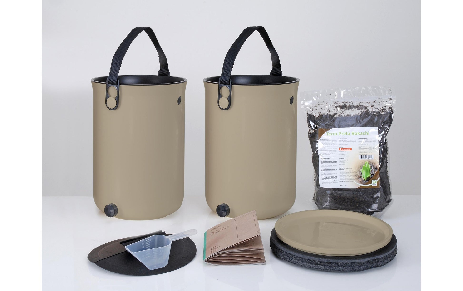 Bokashi Komposteimer Organko 2 – 9,6 l – beige