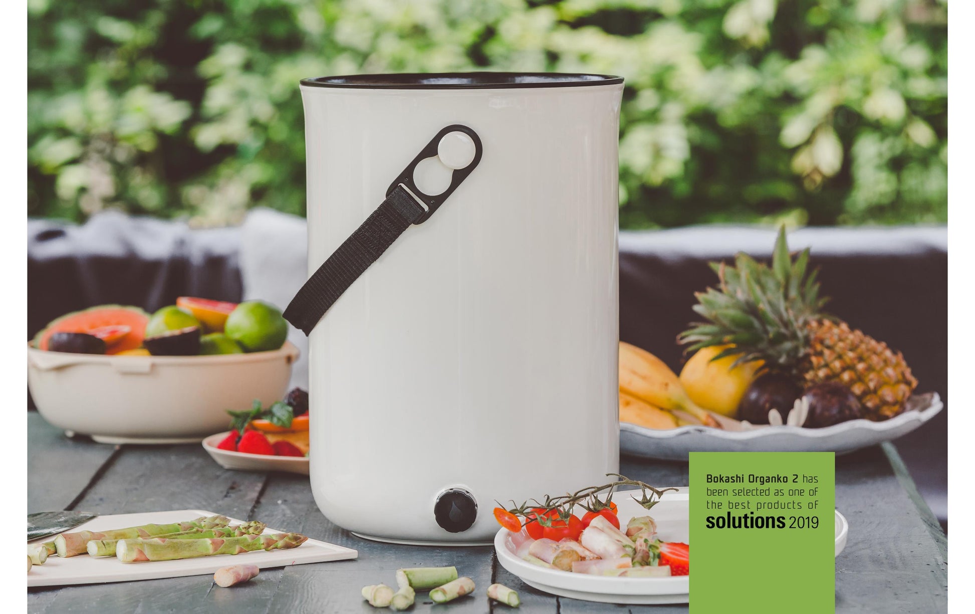 Bokashi Komposteimer Organko 2 – 9,6 l – Weiss