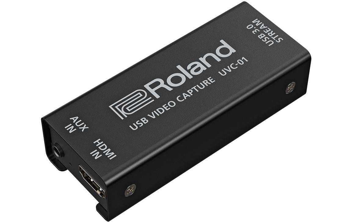 Roland UVC-01 Capture-Adapter HDMI zu USB Typ-B – 1080p60, USB 3.2 Gen 1 (5 Gbit/s), Schwarz