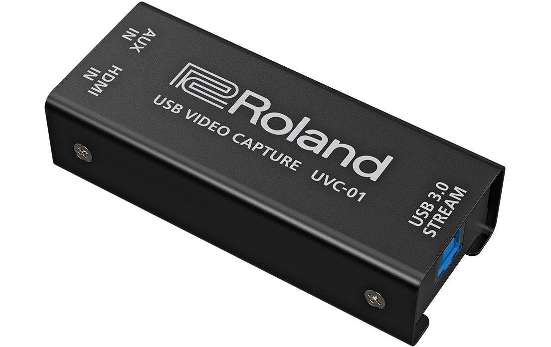 Roland UVC-01 Capture-Adapter HDMI zu USB Typ-B – 1080p60, USB 3.2 Gen 1 (5 Gbit/s), Schwarz