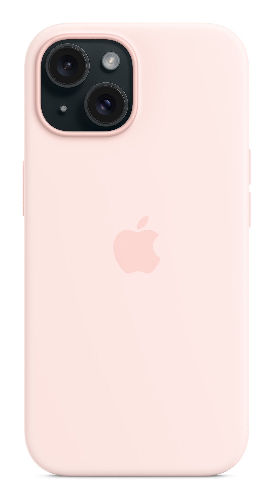 Apple Backcover – für Apple iPhone 15 – rosa – Silikon, MagSafe-kompatibel