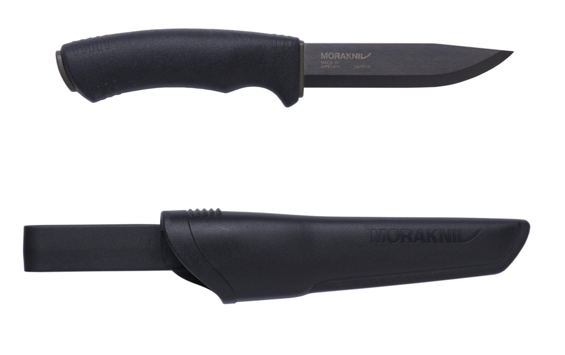 Morakniv Bushcraft BlackBlade (C) – Klappmesser/Outdoormesser 109 mm, Karbonstahl, schwarz