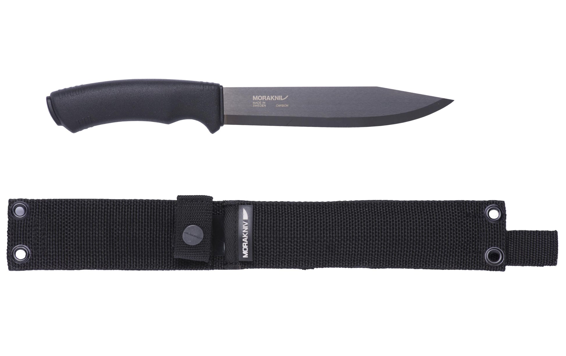Morakniv Pathfinder BlackBlade – Outdoormesser 172 mm, Karbonstahl, PP-Griff, inkl. Scheide