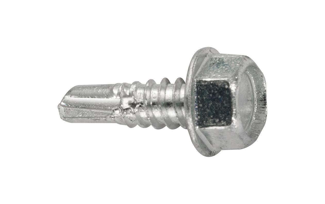 Ftm Krafter Selbstbohrschrauben – Ø 4,8 × 16 mm, Sechskantkopf Aussensechskant, Stahl verzinkt, 8 Stk.