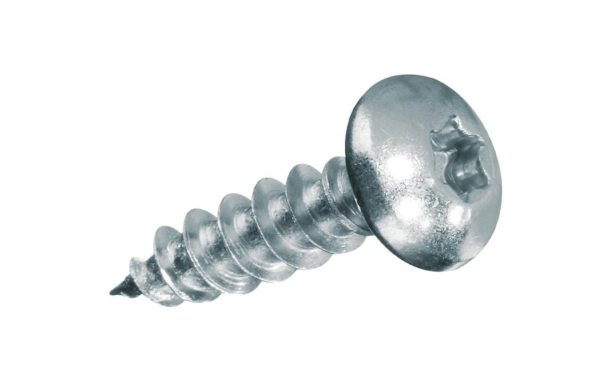 Ftm Spanplattenschrauben – Ø 3,5 × 16 mm, Linsenkopf, Torx, Stahl, blau verzinkt, 20 Stk.