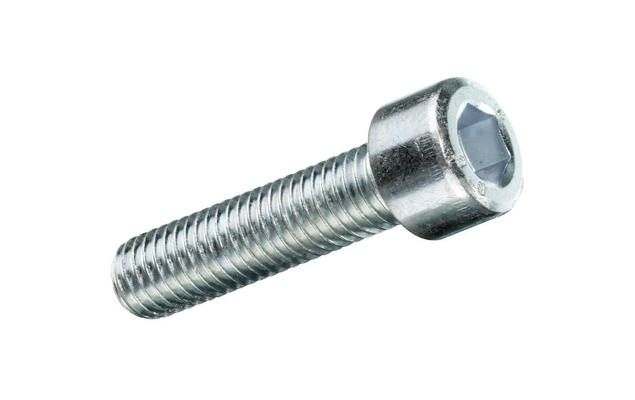 Ftm Krafter Innensechskantschrauben M8 – Zylinderkopf, Innensechskant, 60 mm, blau verzinkt, 2 Stk.