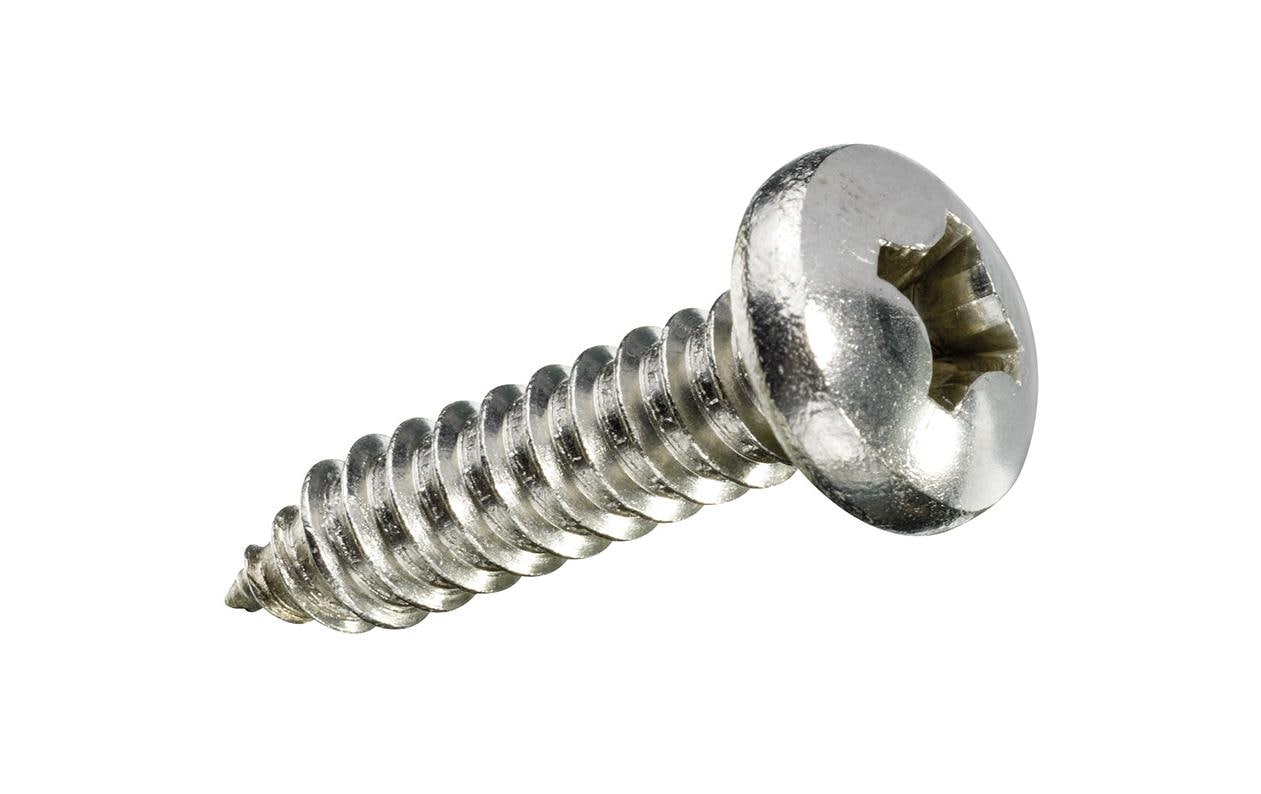 Ftm Krafter Blechschrauben – Ø 3,9 × 9,5 mm, Linsenkopf Phillips (PH), Edelstahl, 14 Stk.