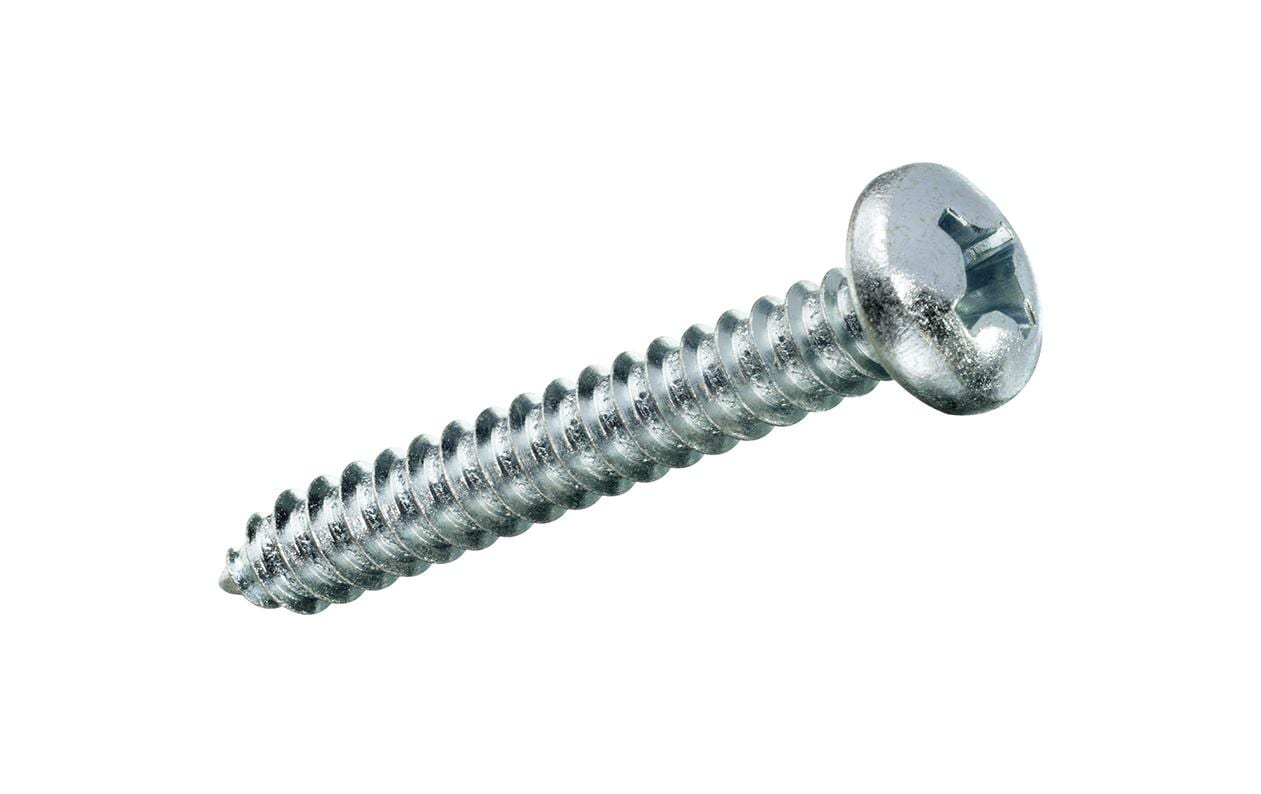 Ftm Krafter Blechschrauben – Ø 5,5 × 32 mm, Linsenkopf, Phillips (PH), Stahl, verzinkt, 6 Stk.