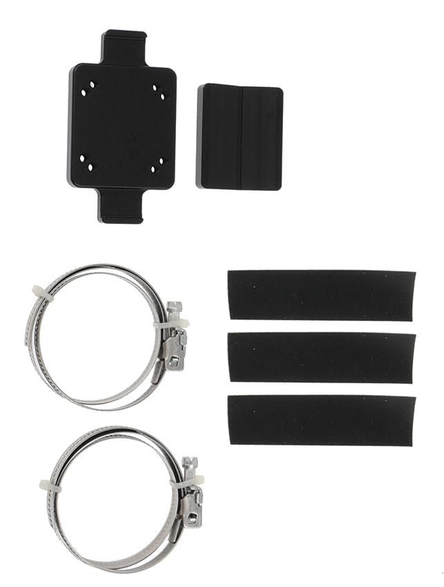 Brodit Platte/Rohrhalterung – für Rohr 1"–5" – Schwarz