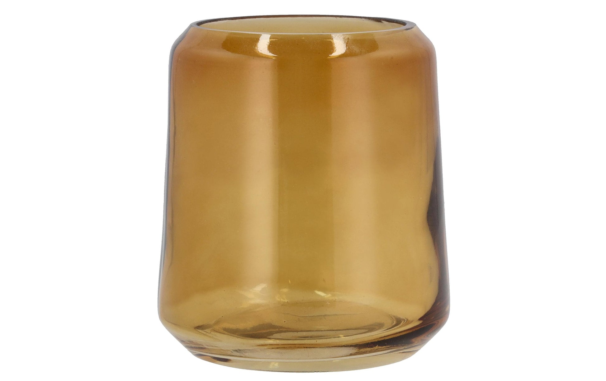 Södahl Zahnputzbecher – 10×11,3 cm, Glas, Bernstein