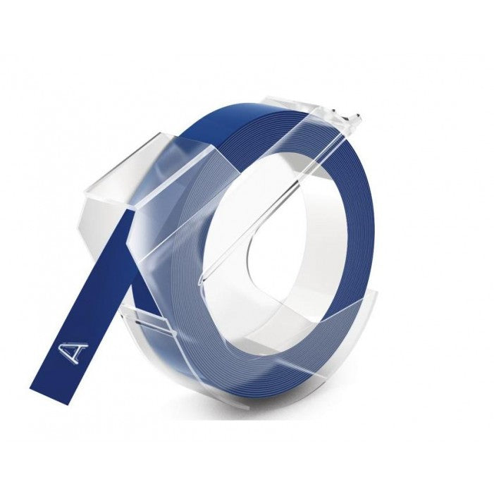 DYMO Schriftband – 9 mm, Blau – EMB 3.3, 10er-Pack