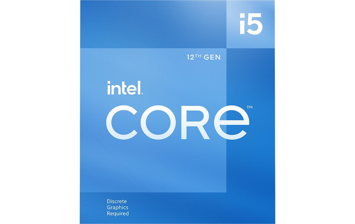 Intel Core i5-12400F Prozessor – LGA 1700, 6 Kerne, 12 Threads, 2,5/4,4 GHz, 65 W, Box, Kühler inkl.