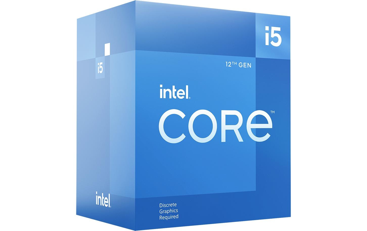 Intel Core i5-12400F Prozessor – LGA 1700, 6 Kerne, 12 Threads, 2,5/4,4 GHz, 65 W, Box, Kühler inkl.