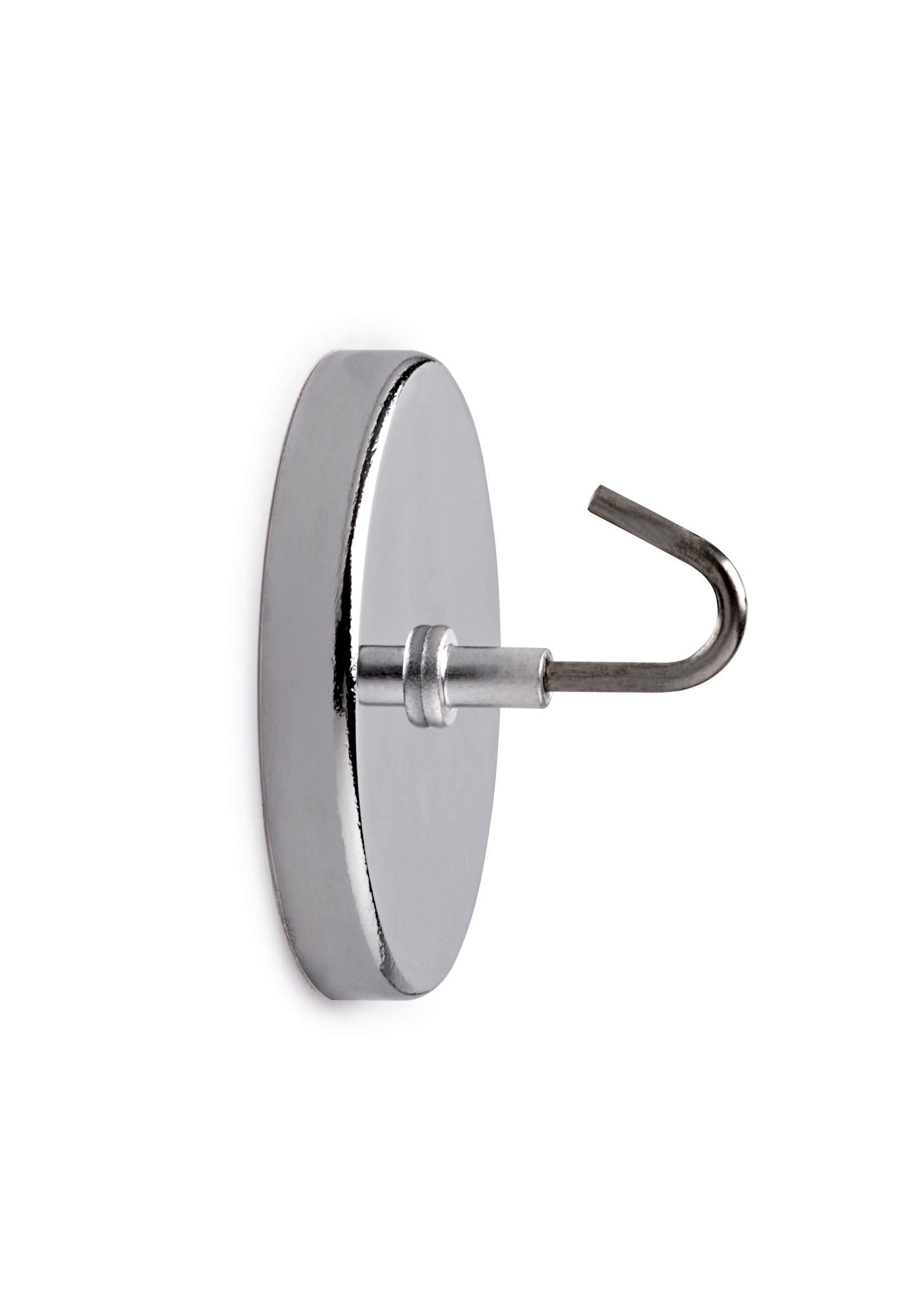 MAUL Magnet mit grossem Haken – Stahl, hellsilber