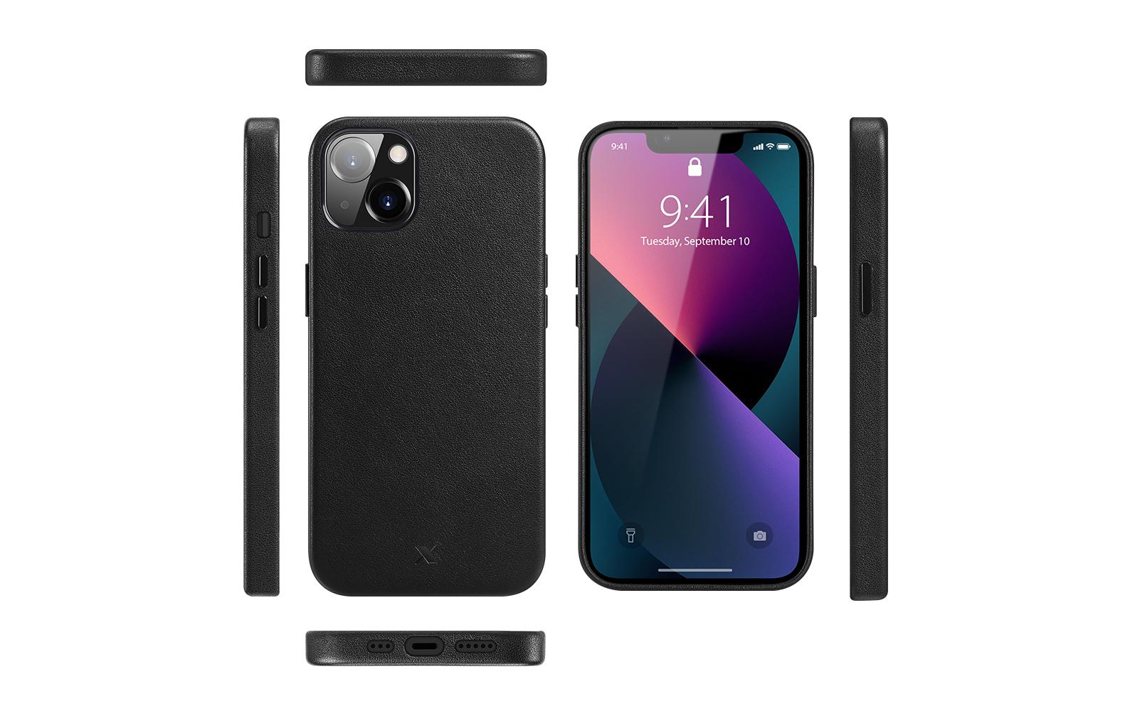 Nevox – Backcover StyleShell PRO – für Apple iPhone 15 Plus – transparent – Leder
