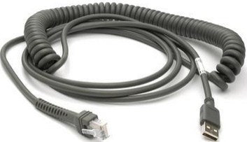 Datalogic USB-Kabel – CAB-467 – USB-A, spiralförmig – 3,6 m