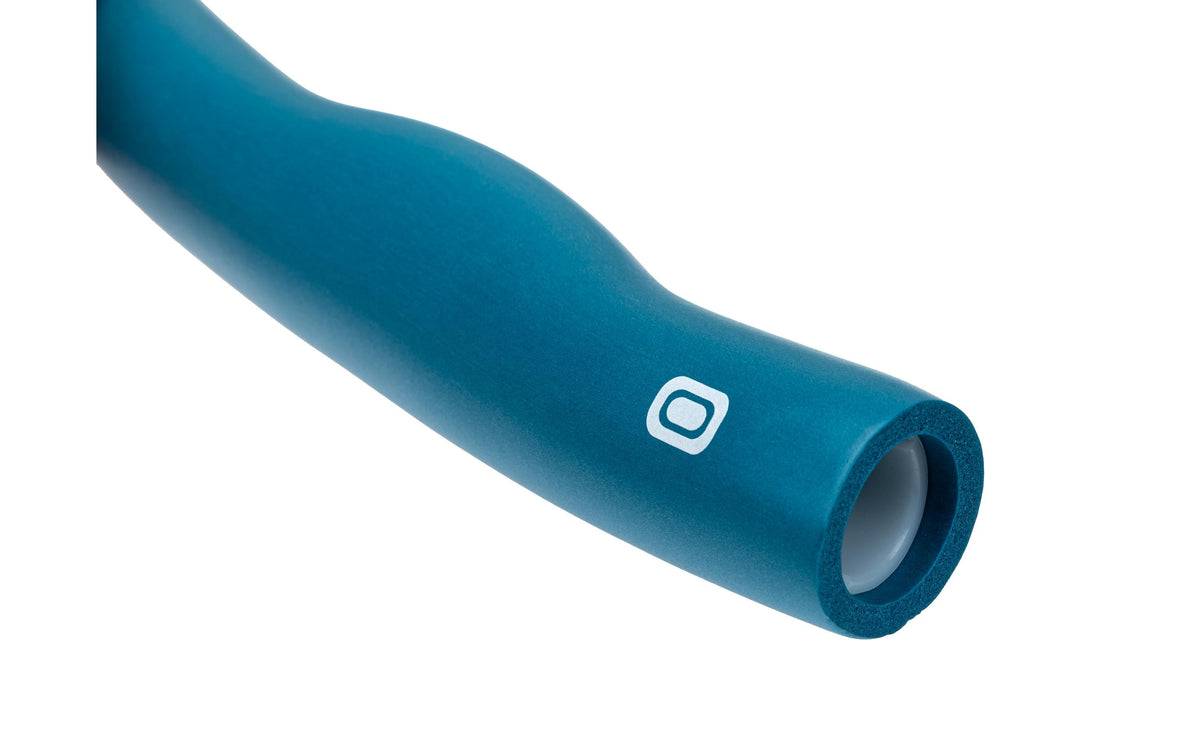 KOOR Hula-Hoop – Ø 100 cm – 1,5 kg, Rohr-Ø 3,5 cm – grau/blau