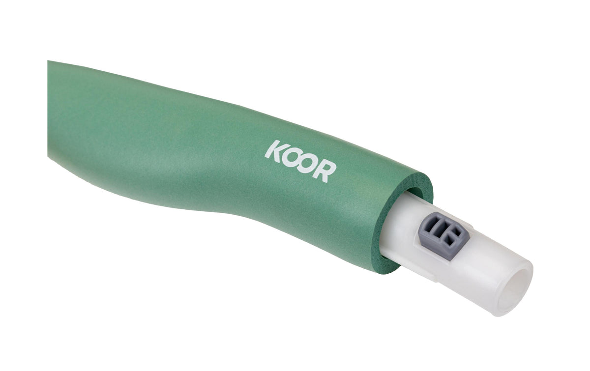 KOOR Hula-Hoop – Ø 100 cm – 1,5 kg – grau/grün