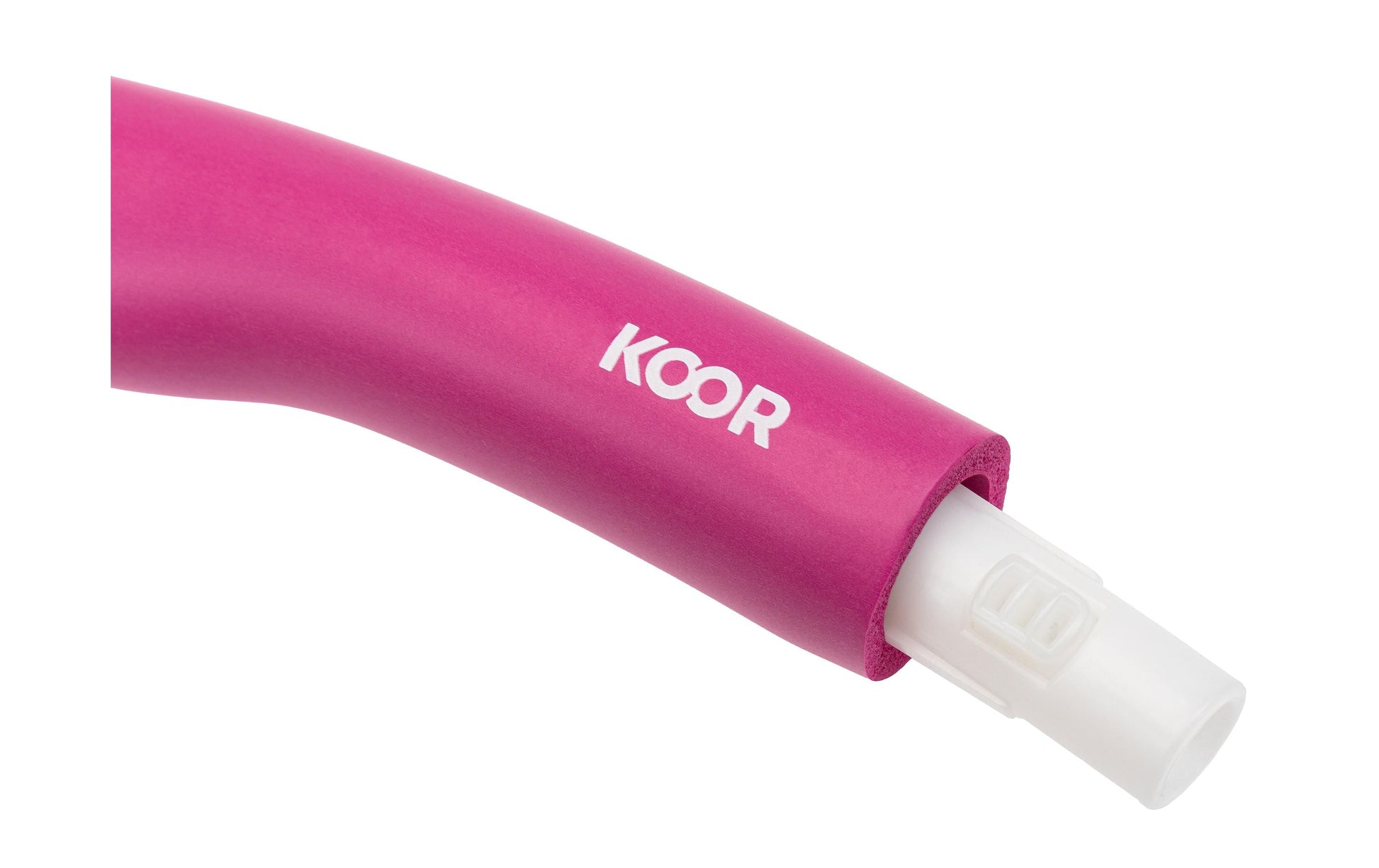 KOOR Hula-Hoop – 100 cm, 1,5 kg – grau/pink