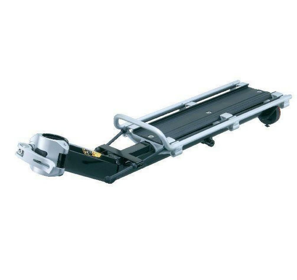 Topeak BeamRack V Typ Gepäckträger – für MTX TurnBags – 9 kg, 510×110×120 mm – schwarz/silber, Aluminium