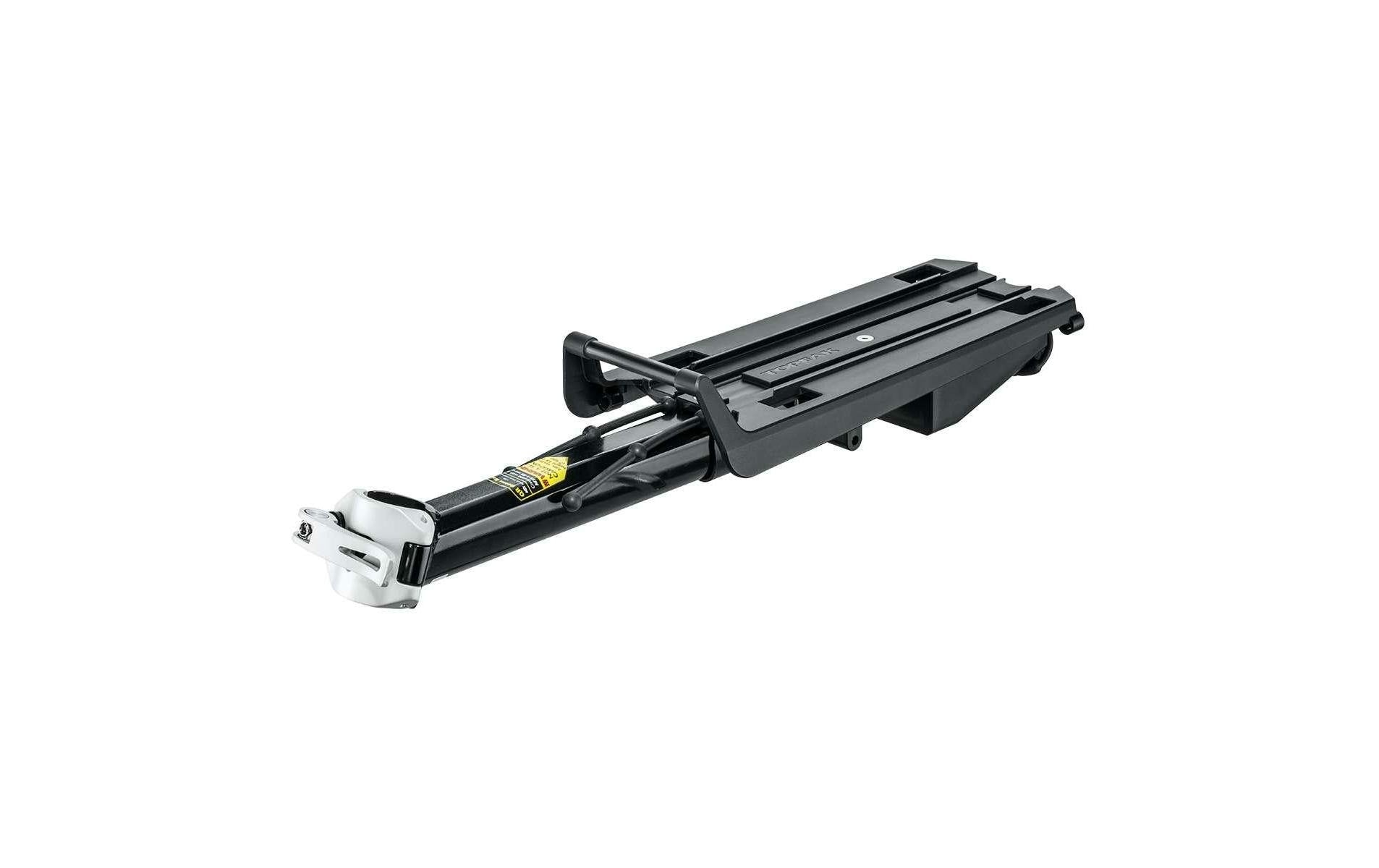 Topeak MTX Beamrack EX Gepäckträger – mit Reflektorhalter – für MTX Körbe – bis 7 kg – schwarz